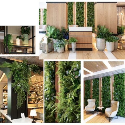 Artifical greenery for hotels