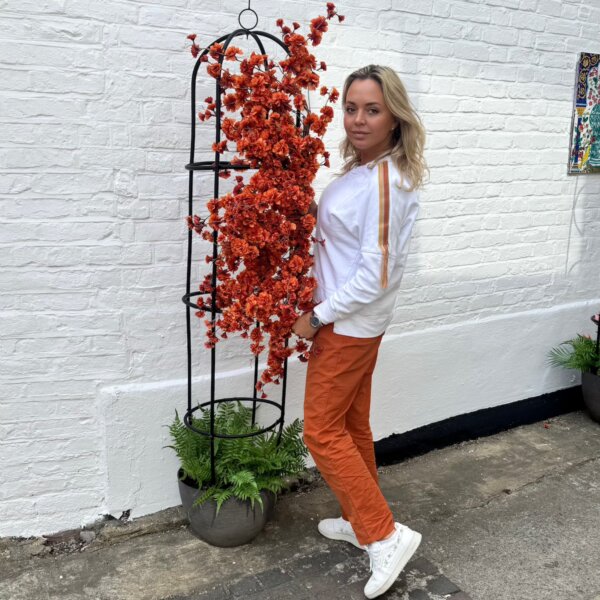 orange garlands