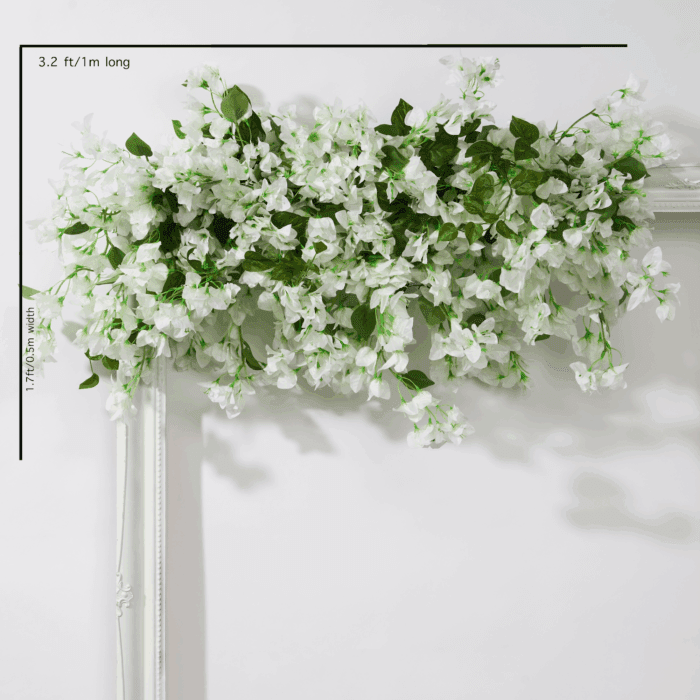 white bougainvillea flowers