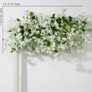 white bougainvillea artificial