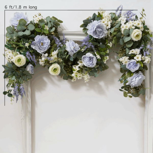 eucalyptus weeding garland silk