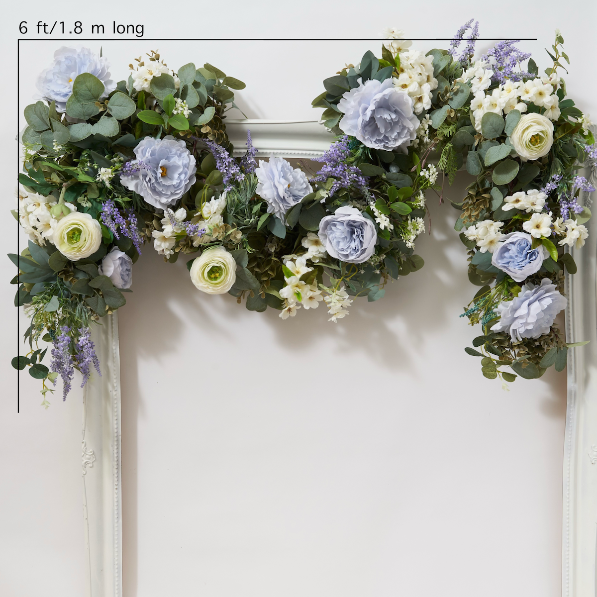 eucalyptus weeding garland silk