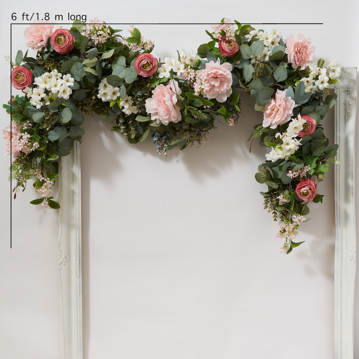 eucalyptus weeding garland silk