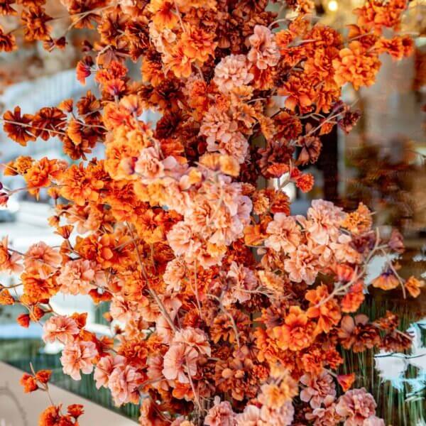 Orange Cherry Blossom Garland - Image 17