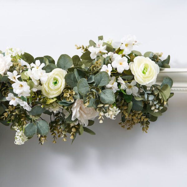 White Wedding Eucalyptus Garland - Image 9