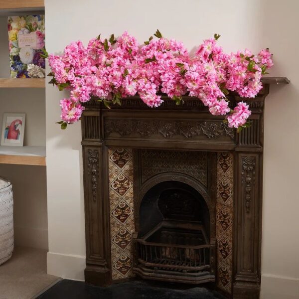 Pink Cherry Blossom Garland - Image 3