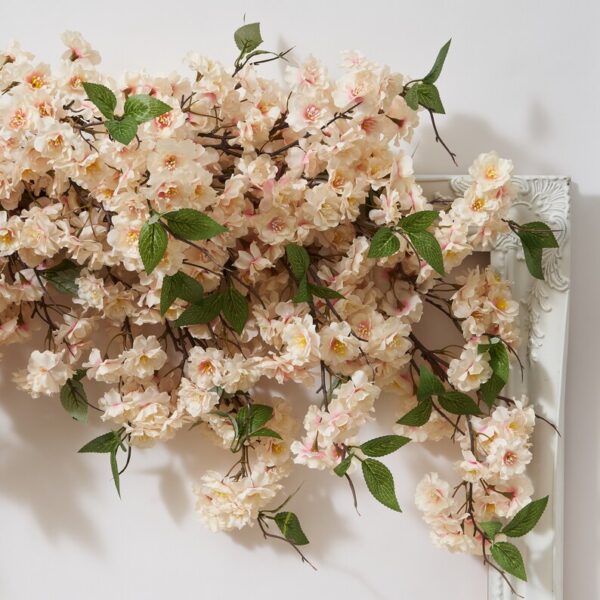 Champagne Cherry Blossom Garland - Image 4