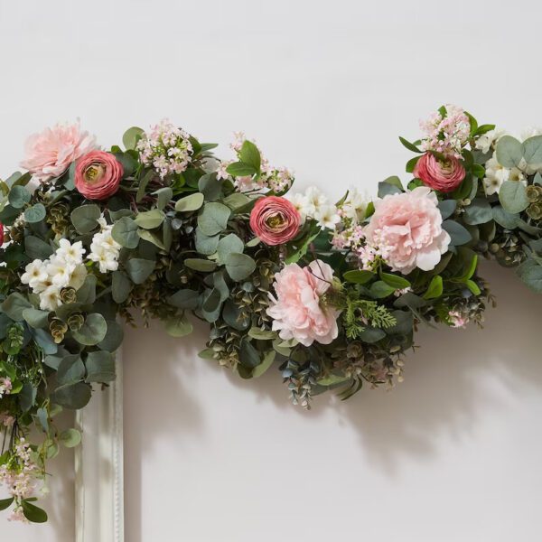 Pink And White Wedding Garland - Image 2