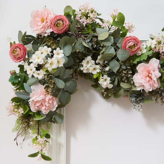 Pink And White Wedding Garland