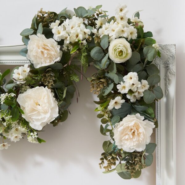 White Wedding Eucalyptus Garland - Image 2