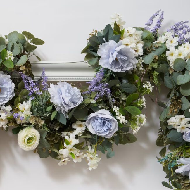 Blue And Green Wedding Garland - Image 2