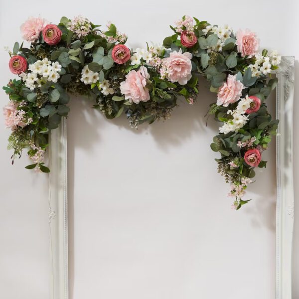 Pink And White Wedding Garland - Image 4