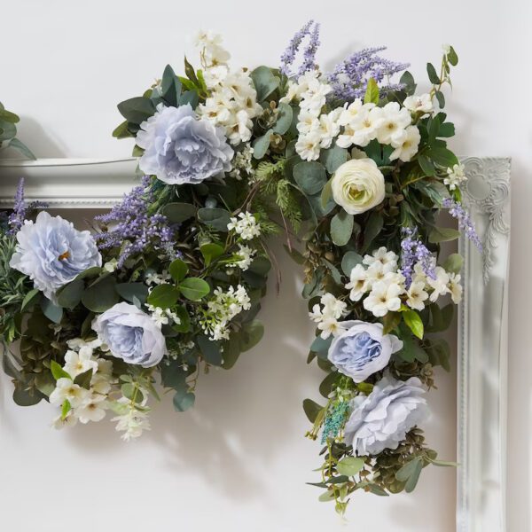 Blue And Green Wedding Garland - Image 4