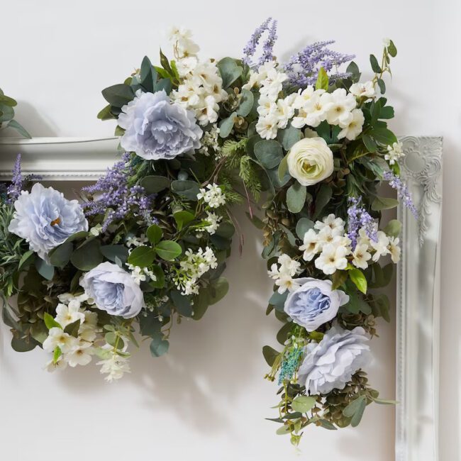 Blue And Green Wedding Garland - Image 4