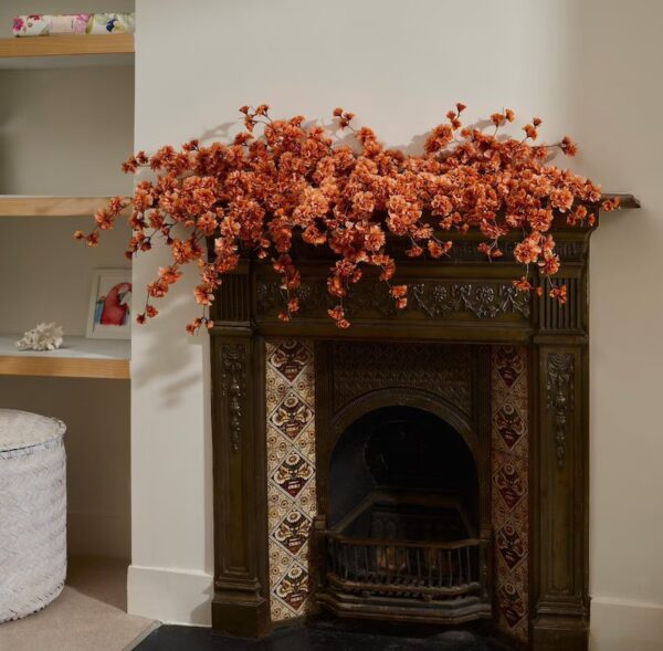 Orange Cherry Blossom Garland - Image 6
