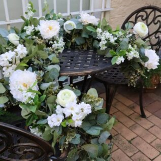 wedding eucalyptus garlands