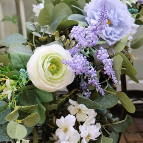 Blue And Green Wedding Garland - Image 7