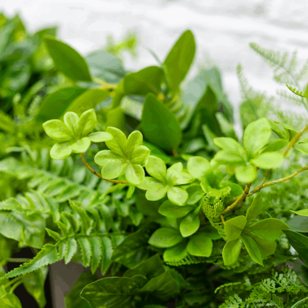 artificial greenery for pots