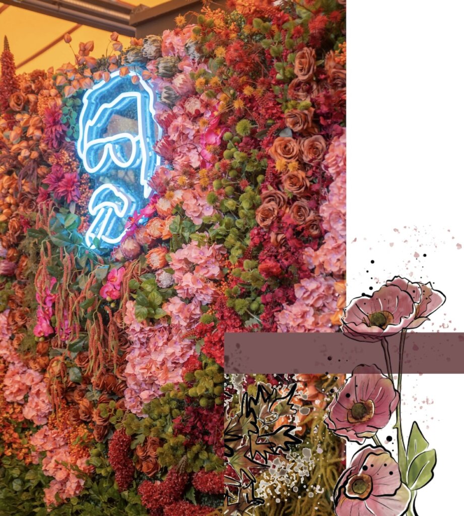bloomsart flower wall