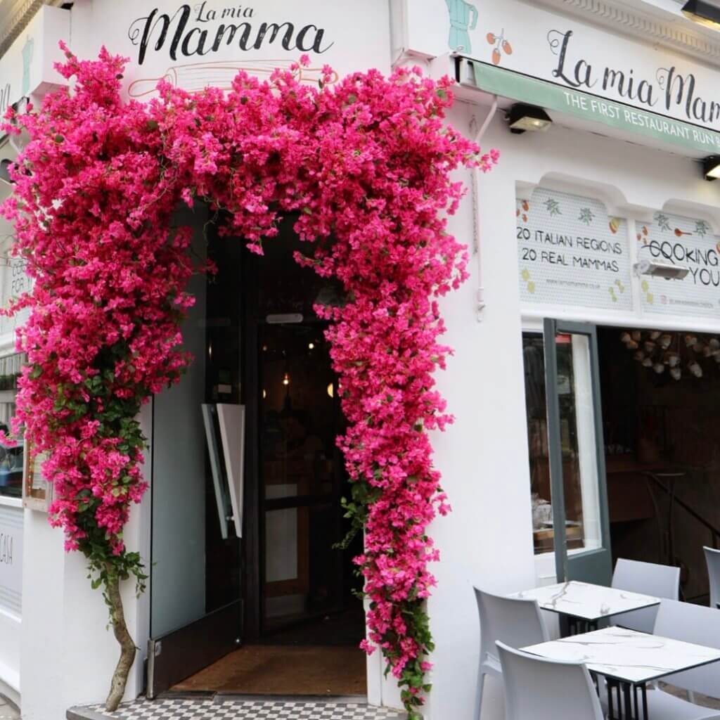 outdoor floral decor