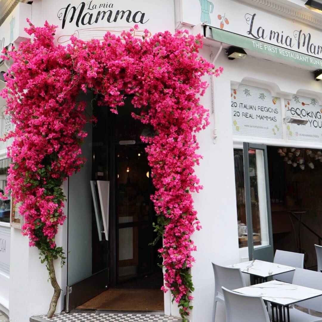 outdoor floral decor