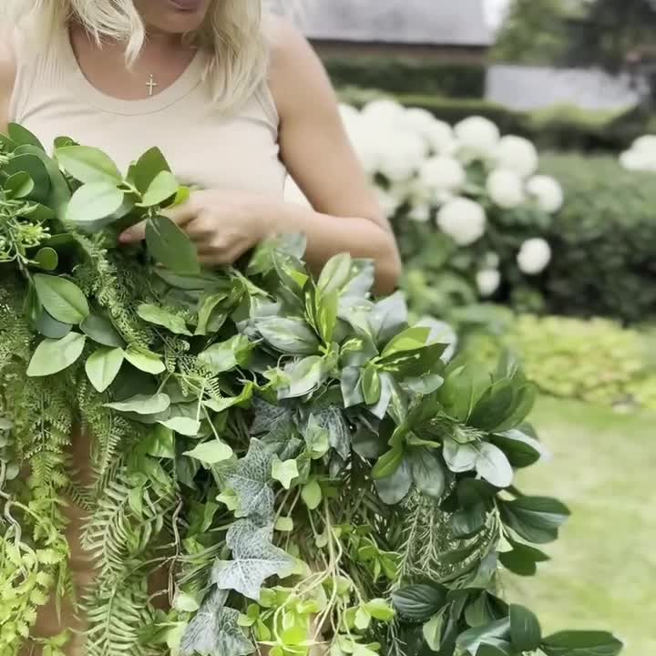 Mix Greenery Artificial Garland Video