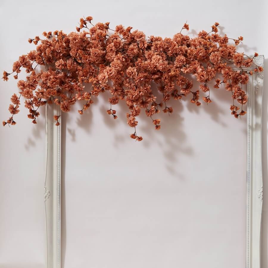 clay color flowers