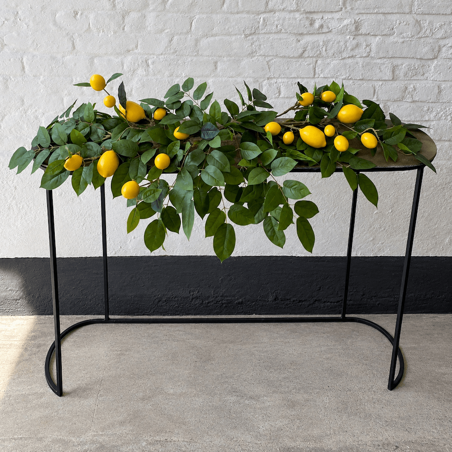 artificial lemon garland